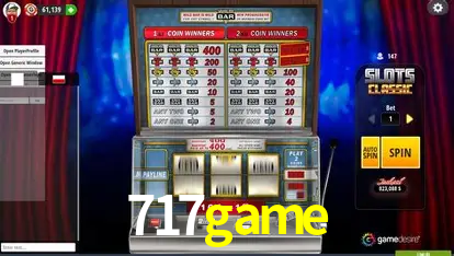 Descubra o Mundo do Cassino Online com 717game